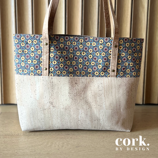 Guida Cork Tote Bag - Daisy