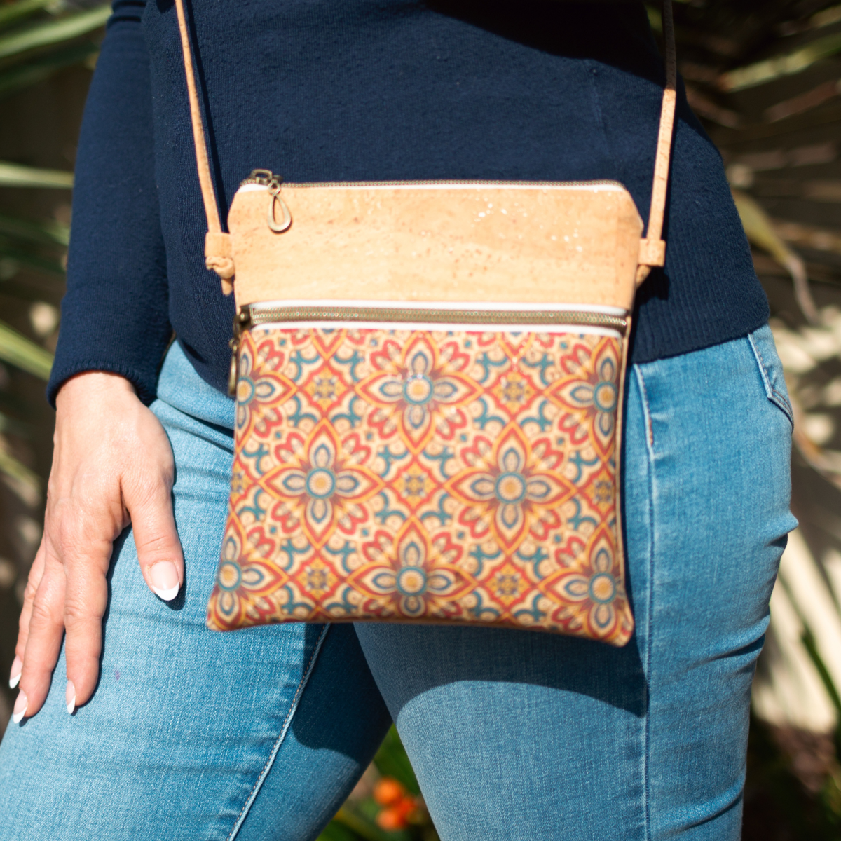 Sabrina Cork Crossbody Bag - Majorca