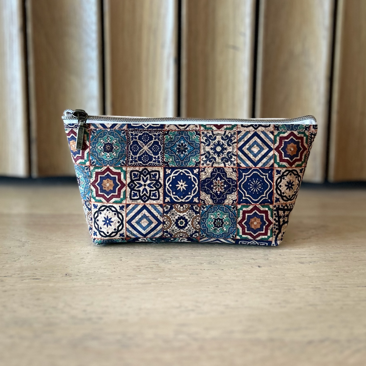 Kelly Makeup Purse - Azulejo